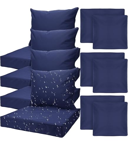 Amazon.com: VERASCOT Patio Cushion Covers Replacement Outdoor